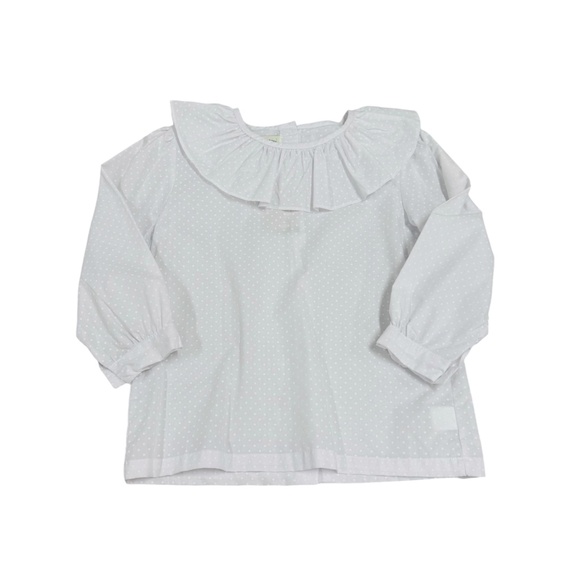 The Oaks Apparel Other - NWT The Oaks Apparel Larrison White Dot Blouse